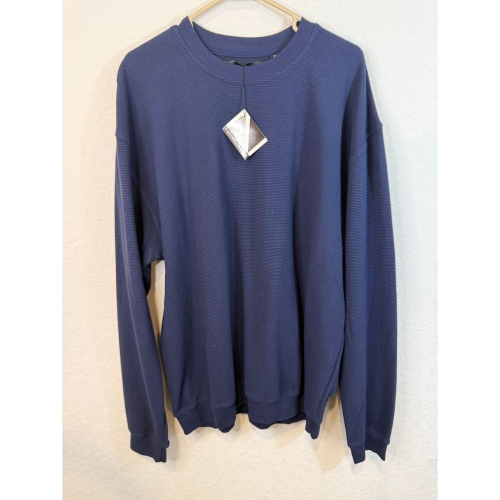 NEW W TAGS Nicklaus blue pullover‎ shirt Long sleeve XL